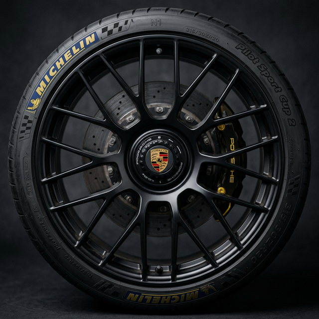 Porsche car tyres