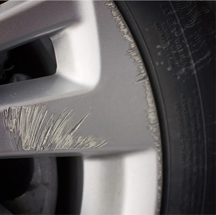 Curb Rash or Scratches